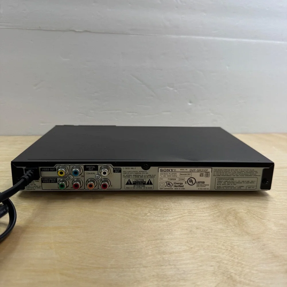 Sony dvp sr310p